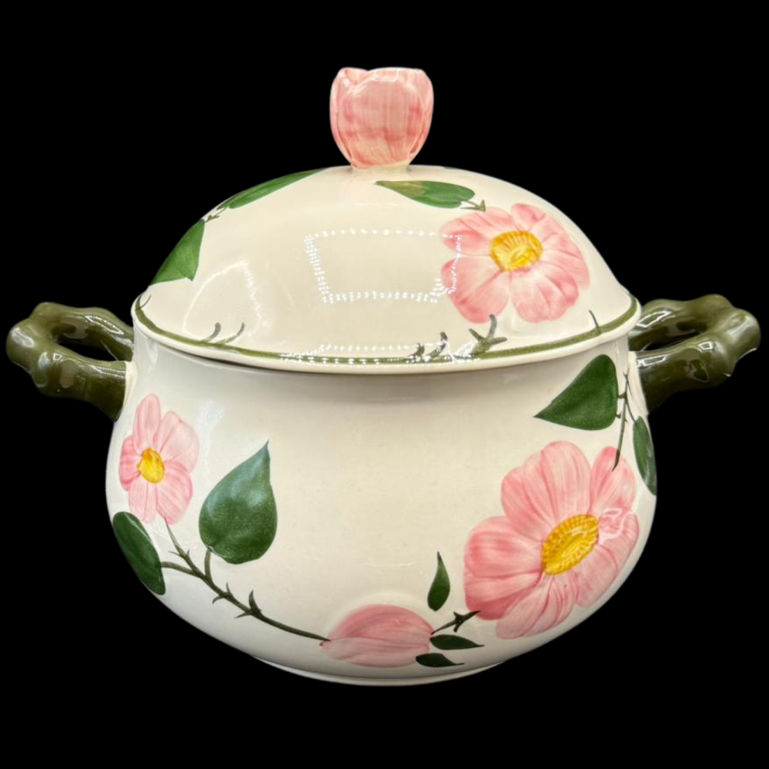 Villeroy & Boch Wildrose: Terrine / Schüssel mit Deckel, groß - siehe Beschreibung