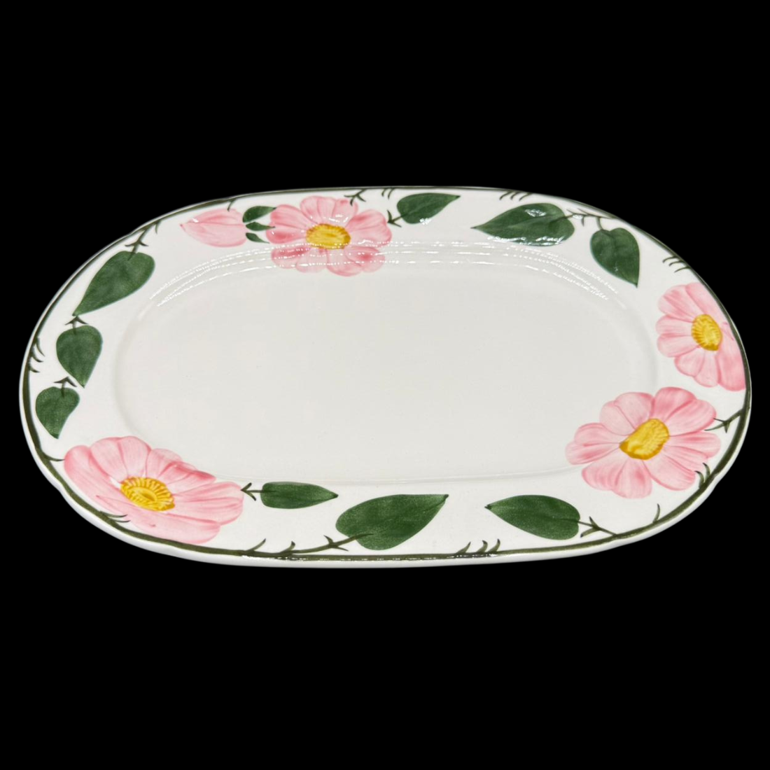 Villeroy & Boch Wildrose: Fleischplatte / Platte 33 x 22 cm - mit kleineren Mängeln