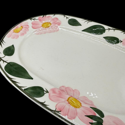 Villeroy & Boch Wildrose: Fleischplatte / Platte 33 x 22 cm - mit kleineren Mängeln