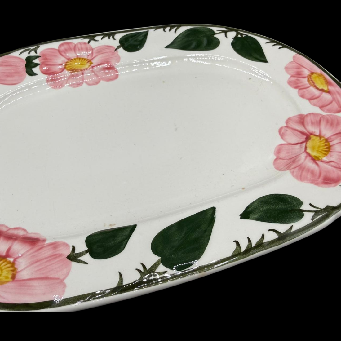 Villeroy & Boch Wildrose: Fleischplatte / Platte 33 x 22 cm - mit kleineren Mängeln