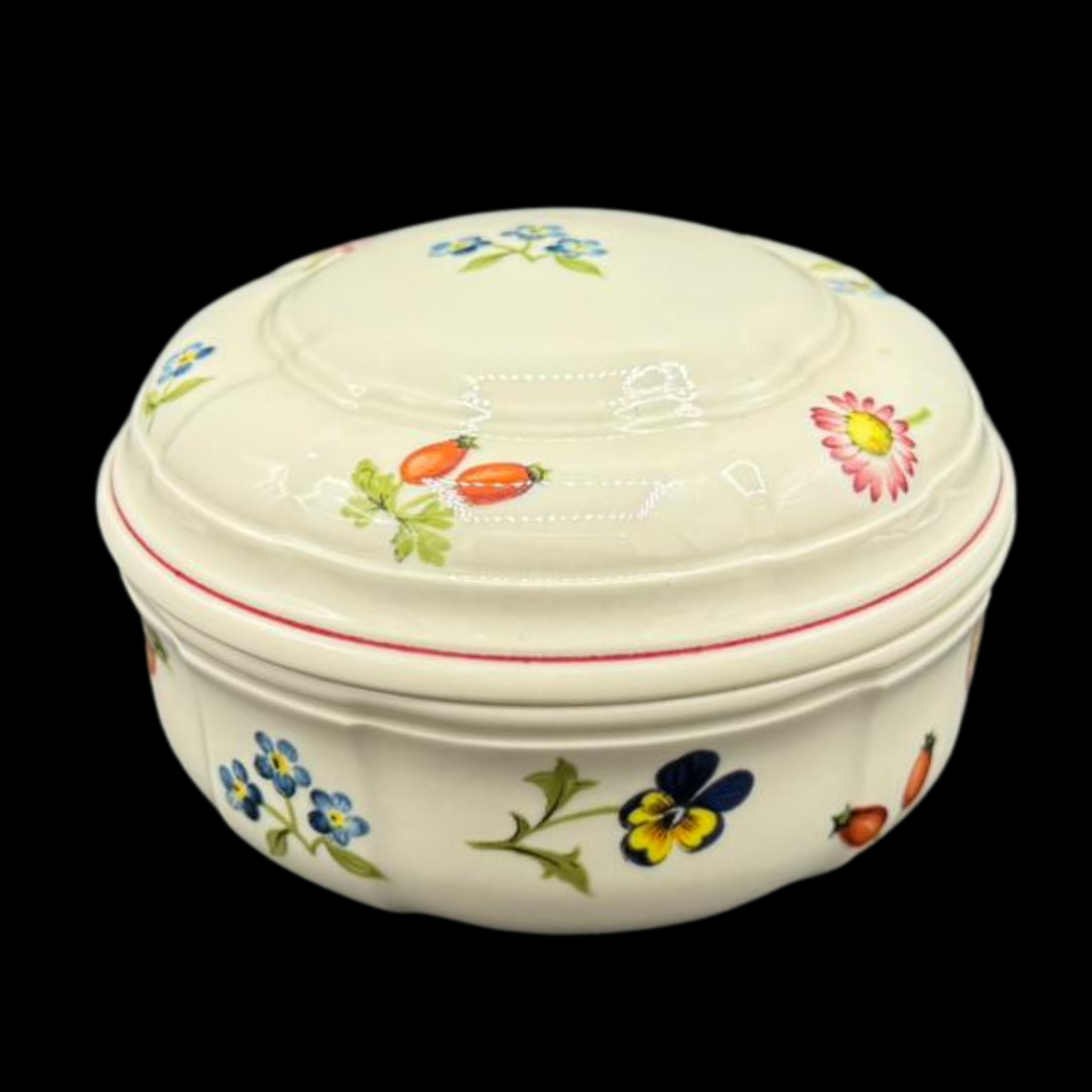 Villeroy & Boch Petite Fleur: Deckeldose / Porzellandose / Dose mit Deckel