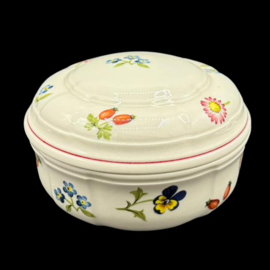 Villeroy & Boch Petite Fleur: Deckeldose / Porzellandose / Dose mit Deckel