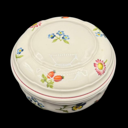 Villeroy & Boch Petite Fleur: Deckeldose / Porzellandose / Dose mit Deckel