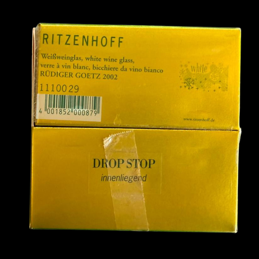 Ritzenhoff Rüdiger Goetz: Weißweinglas / Weinglas - Rüdiger Goetz 2002