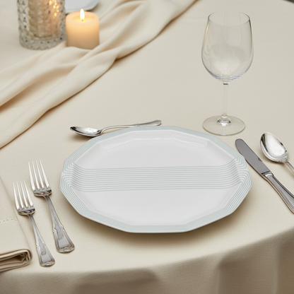 Rosenthal Polygon Linienband: Kuchenteller / Frühstücksteller