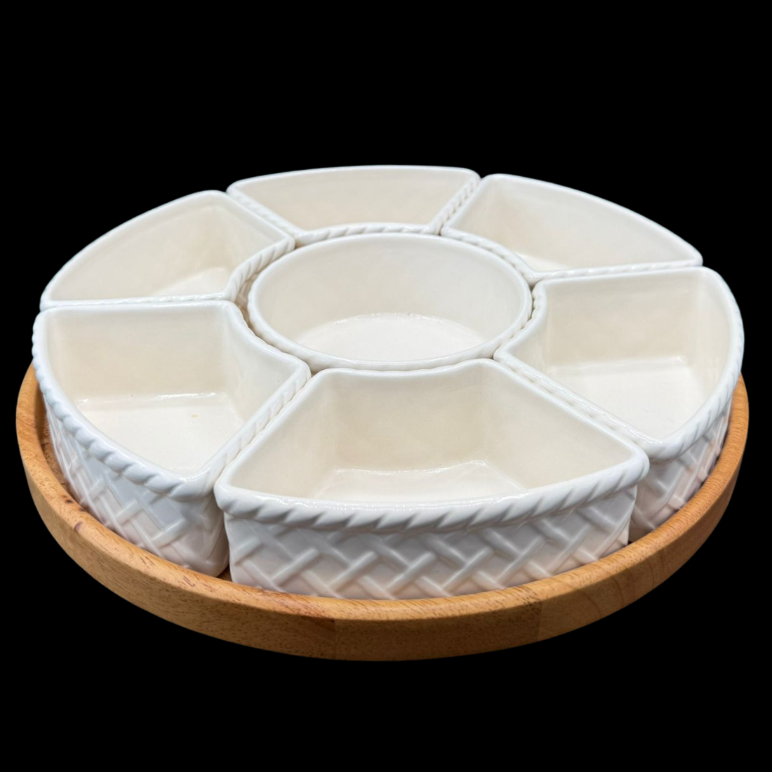 Villeroy & Boch La Cuisine Ecru / Piemont: Rondell / Servierset / Servierschalen - Set mit 8 Teilen