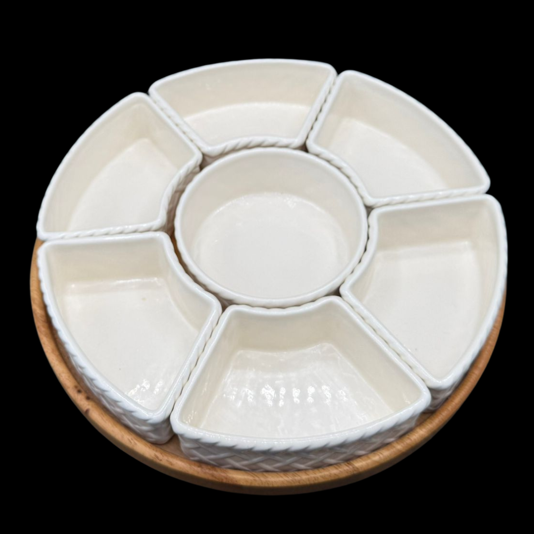Villeroy & Boch La Cuisine Ecru / Piemont: Rondell / Servierset / Servierschalen - Set mit 8 Teilen