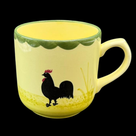 Zeller Keramik Hahn und Henne: Jumbotasse / Cappuccinotasse / Frühstückstasse