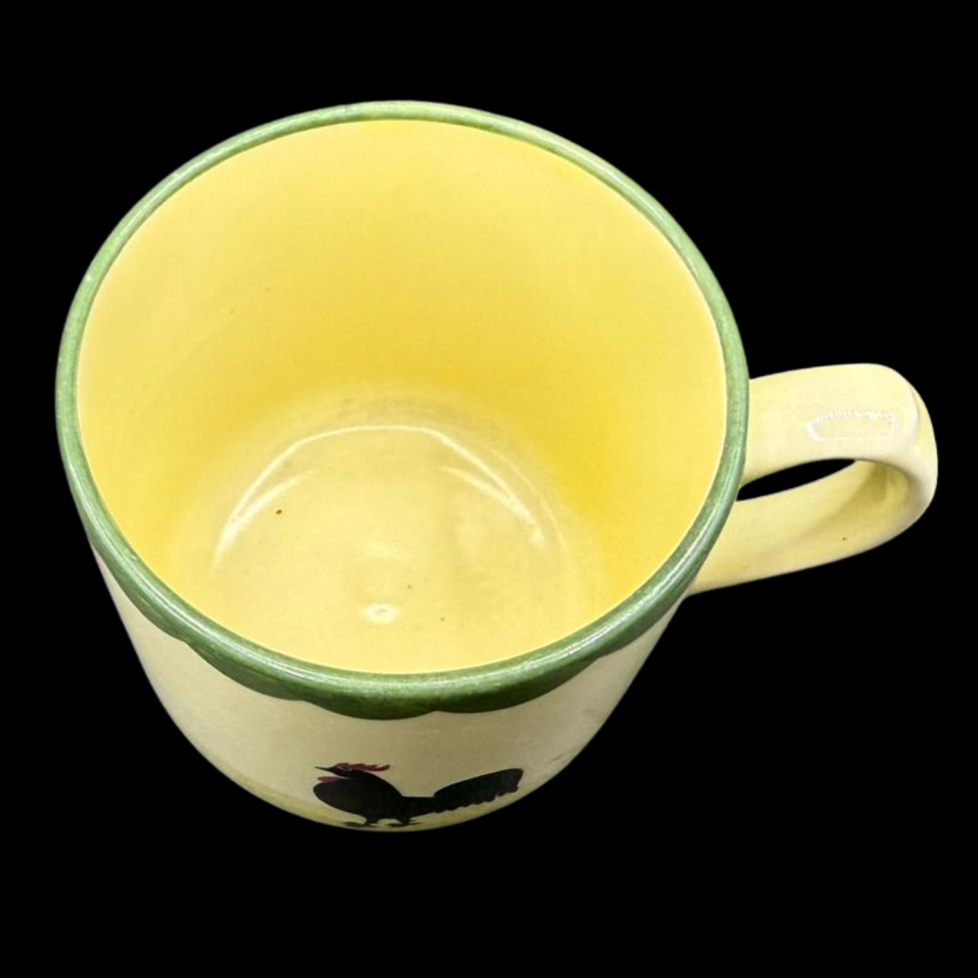 Zeller Keramik Hahn und Henne: Jumbotasse / Cappuccinotasse / Frühstückstasse