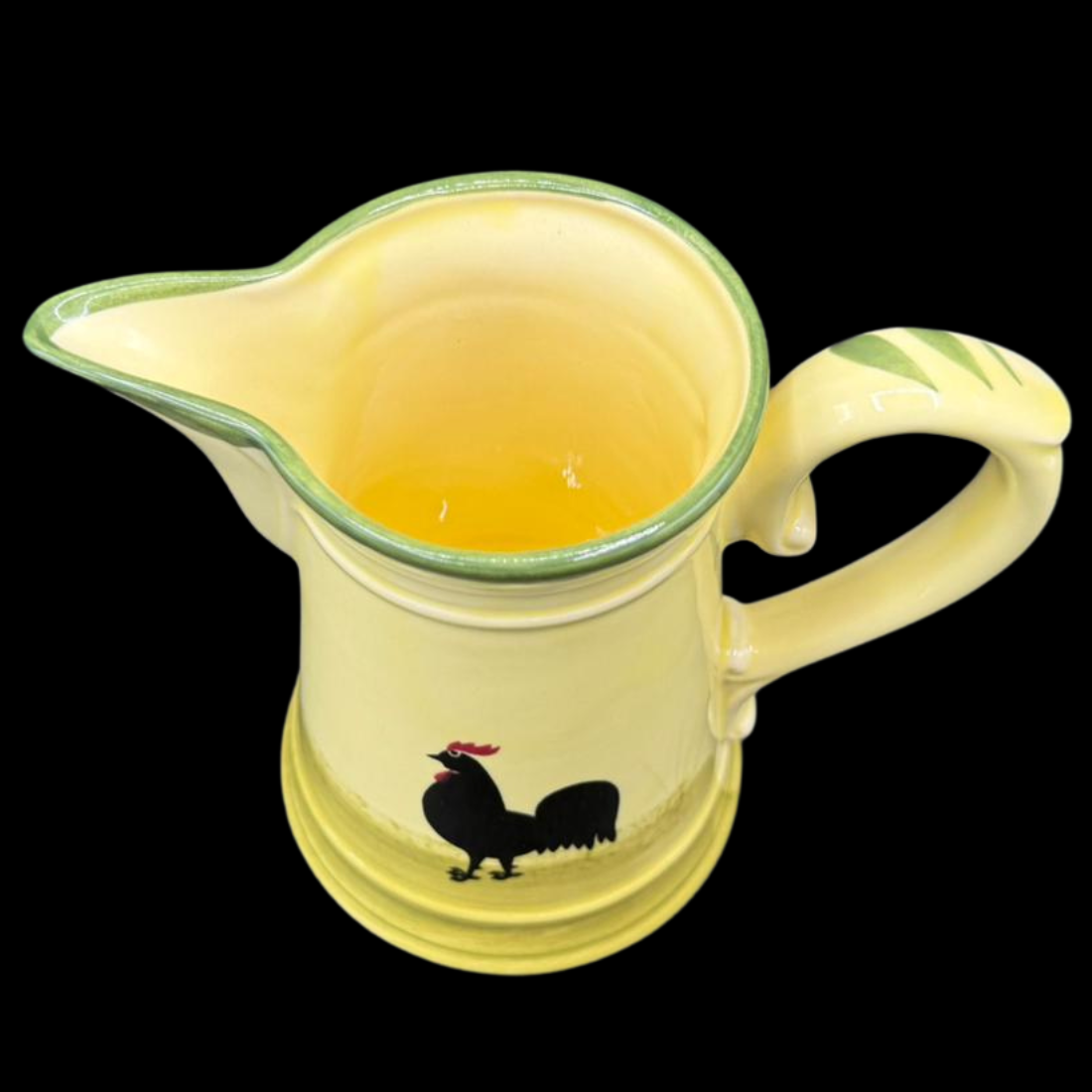 Zeller Keramik Hahn und Henne: Krug / Kanne / Saftkrug / Milchkrug