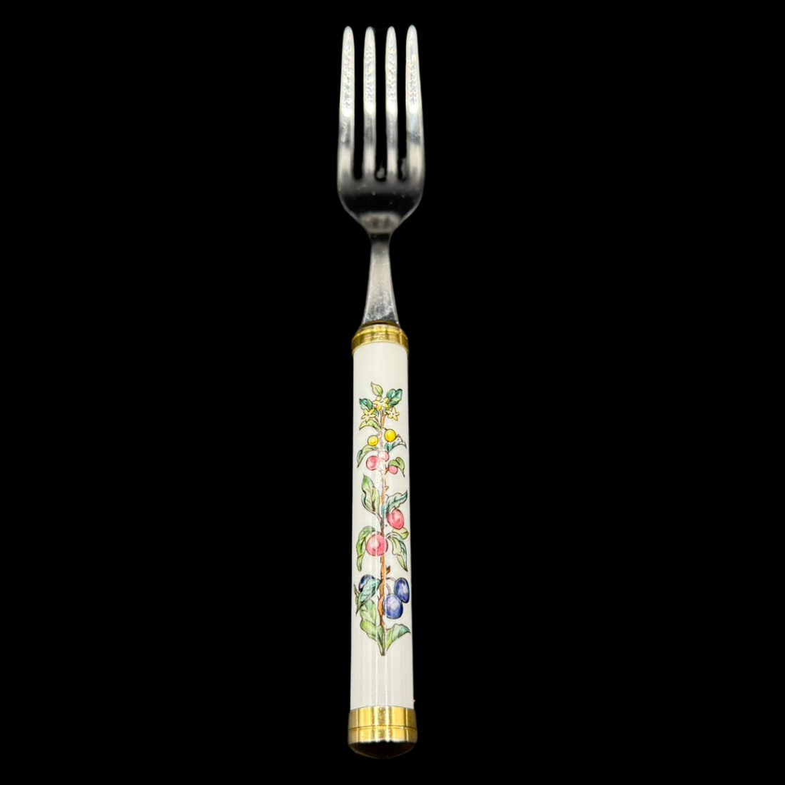 Villeroy & Boch Botanica: Gabel / Speisegabel mit Porzellangriff (Besteck) - neuere Form - 18,5 cm