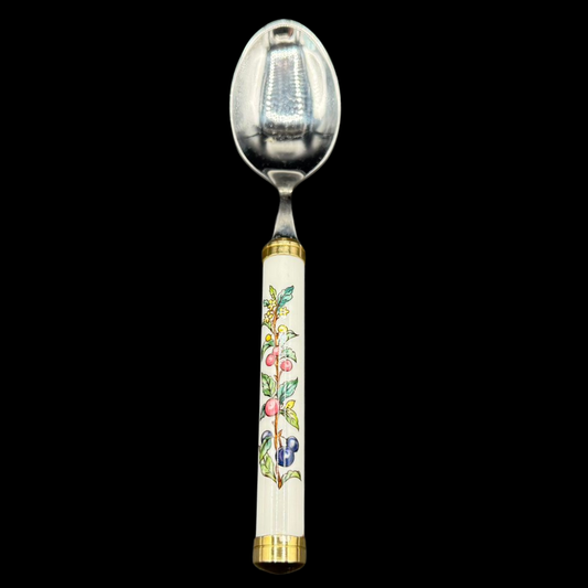 Villeroy & Boch Botanica: Löffel / Speiselöffel mit Porzellangriff (Besteck) - neuere Form - 18 cm