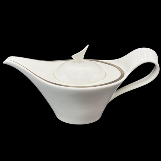 Villeroy & Boch New Wave Premium Platinum: Teekanne / Kanne, neuwertig - selten
