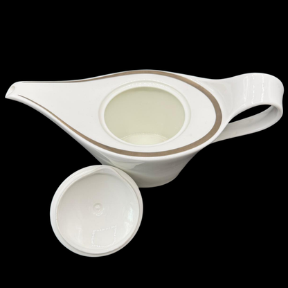 Villeroy & Boch New Wave Premium Platinum: Teekanne / Kanne, neuwertig - selten
