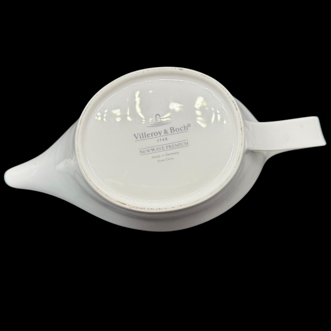 Villeroy & Boch New Wave Premium Platinum: Teekanne / Kanne, neuwertig - selten