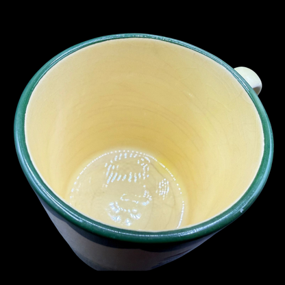 Zeller Keramik Hahn und Henne: Kaffeebecher / Henkelbecher - beschr.