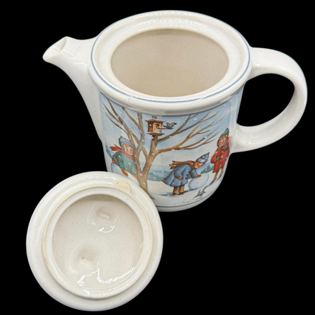 Pfalzkeramik Winterzeit: Kaffeekanne / Kanne