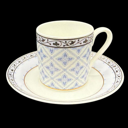 Villeroy & Boch Azurea: Mokkatasse / Espressotasse mit Unterteller - Motiv 2