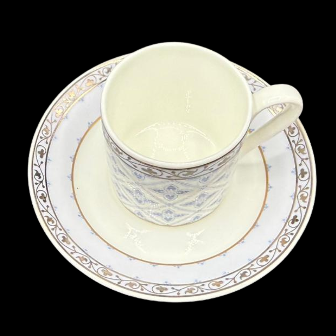 Villeroy & Boch Azurea: Mokkatasse / Espressotasse mit Unterteller - Motiv 2