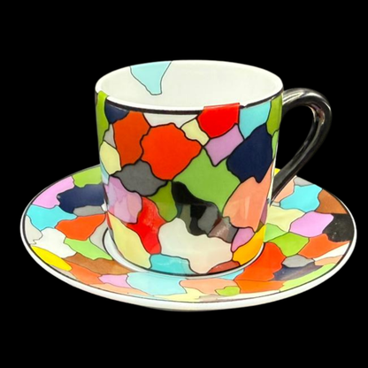 Taitu Dieci: Mokkatasse / Espressotasse mit Unterteller