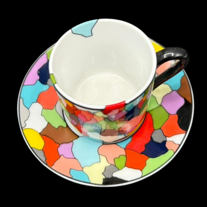 Taitu Dieci: Mokkatasse / Espressotasse mit Unterteller