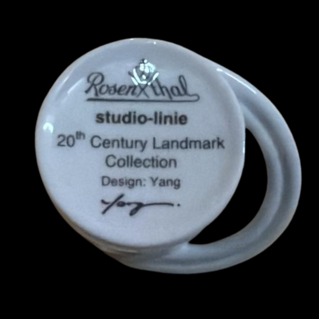 Rosenthal Cupola: Mokkatasse / Espressotasse mit Ut - 20 th century landmark Marilyn Monroe