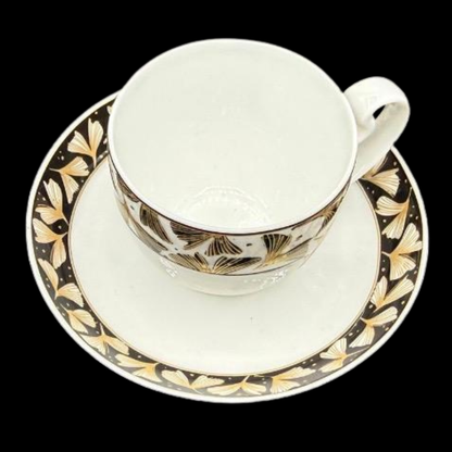 Rosenthal Asimmetria Ginkgo: Mokkatasse / Espressotasse mit Unterteller