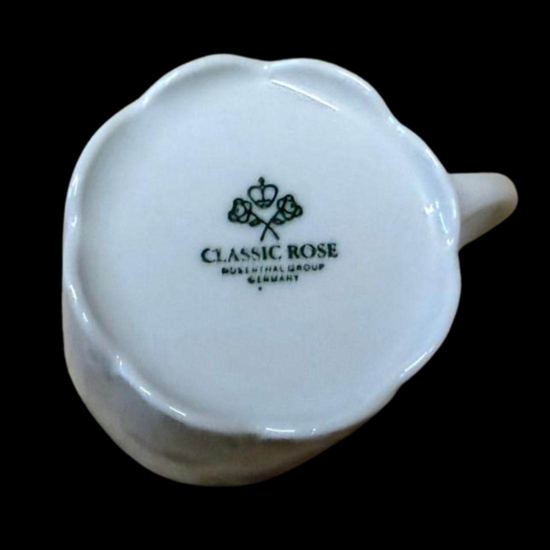 Rosenthal Classic Rose: Mokkatasse / Espressotasse mit Unterteller