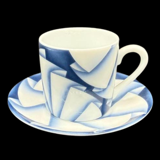 Taitu Origami: Mokkatasse / Espressotasse mit Unterteller