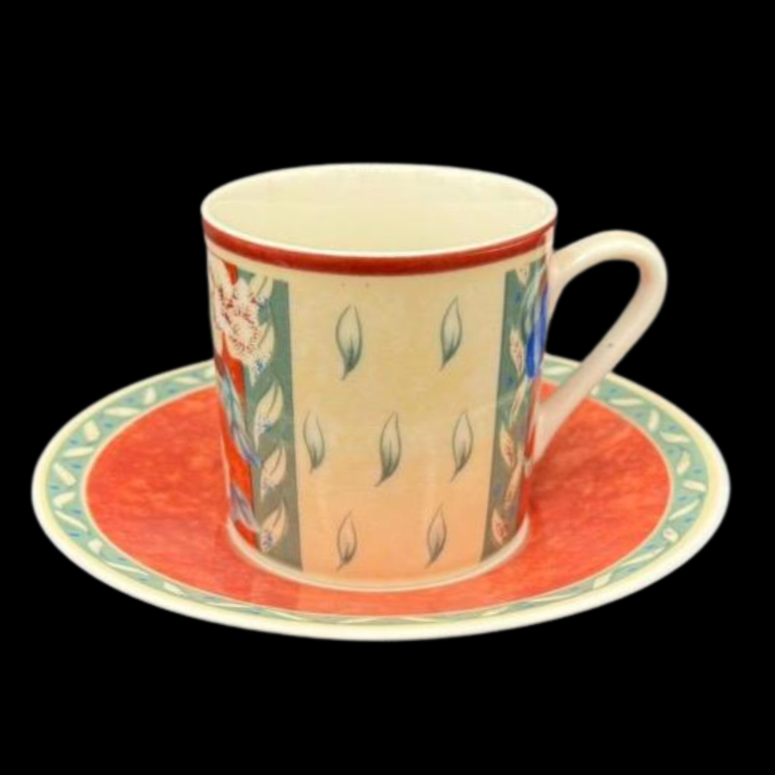 Ivoire Porcelaine Provence: Mokkatasse / Espressotasse mit Unterteller