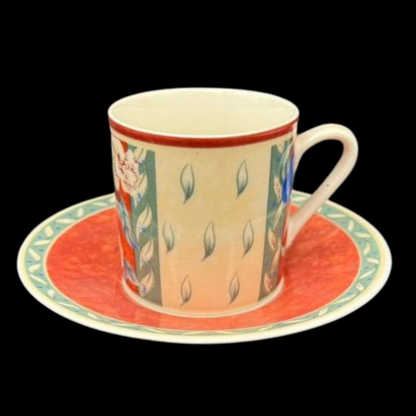 Ivoire Porcelaine Provence: Mokkatasse / Espressotasse mit Unterteller