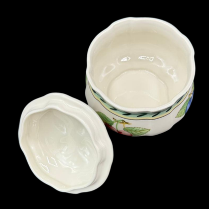 Villeroy & Boch French Garden: Zuckerdose / Marmeladedose Fleurence mit Deckel