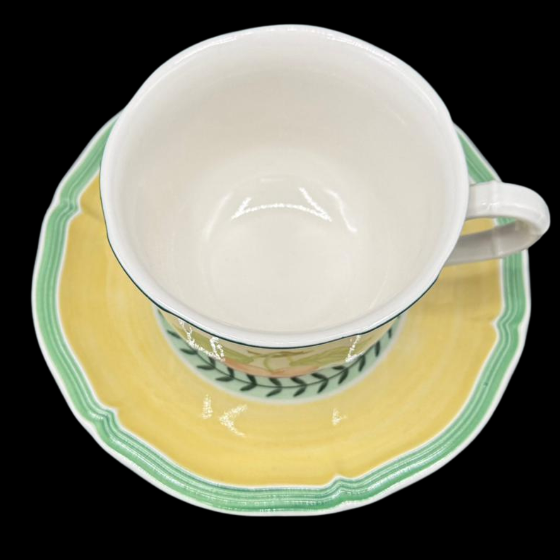 Villeroy & Boch French Garden: Jumbotasse / Frühstückstasse / Cappuccinotasse mit Unterteller