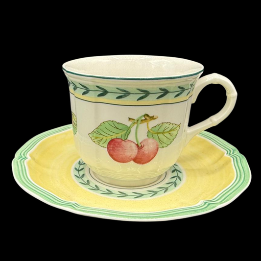 Villeroy & Boch French Garden: Kaffeetasse / Tasse mit Unterteller