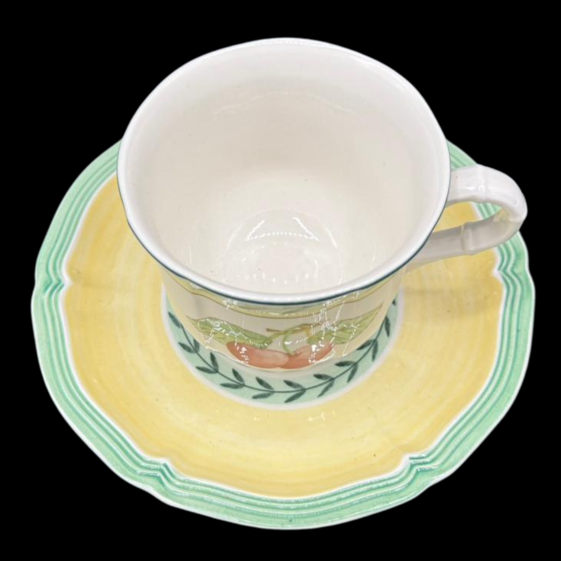 Villeroy & Boch French Garden: Kaffeetasse / Tasse mit Unterteller - neu