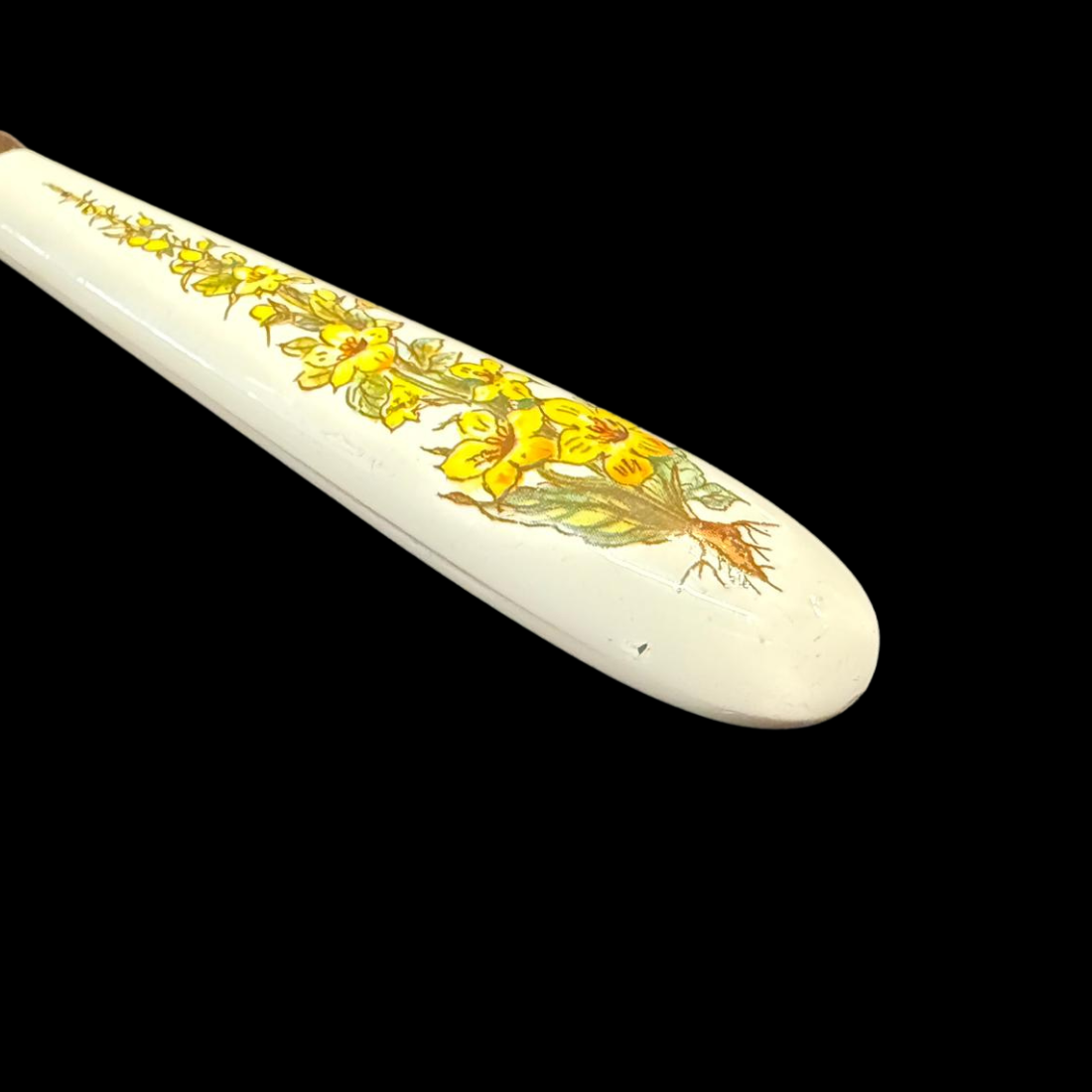 Villeroy & Boch Botanica: Speisegabel mit Porzellangriff - leichte Gebrauchsspuren (Besteck)