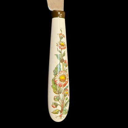 Villeroy & Boch Botanica: Käsemesser / Tortenmesser mit Porzellangriff (Besteck)
