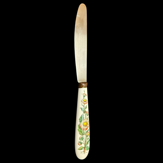 Villeroy & Boch Botanica: Messer / Tafelmesser mit Porzellangriff (Besteck) - beschr.