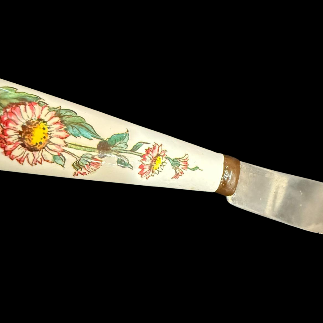 Villeroy & Boch Botanica: Messer / Tafelmesser mit Porzellangriff (Besteck) - beschr.