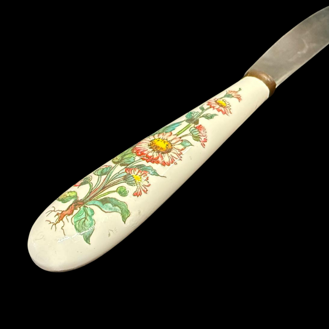 Villeroy & Boch Botanica: Messer / Tafelmesser mit Porzellangriff (Besteck) - beschr.