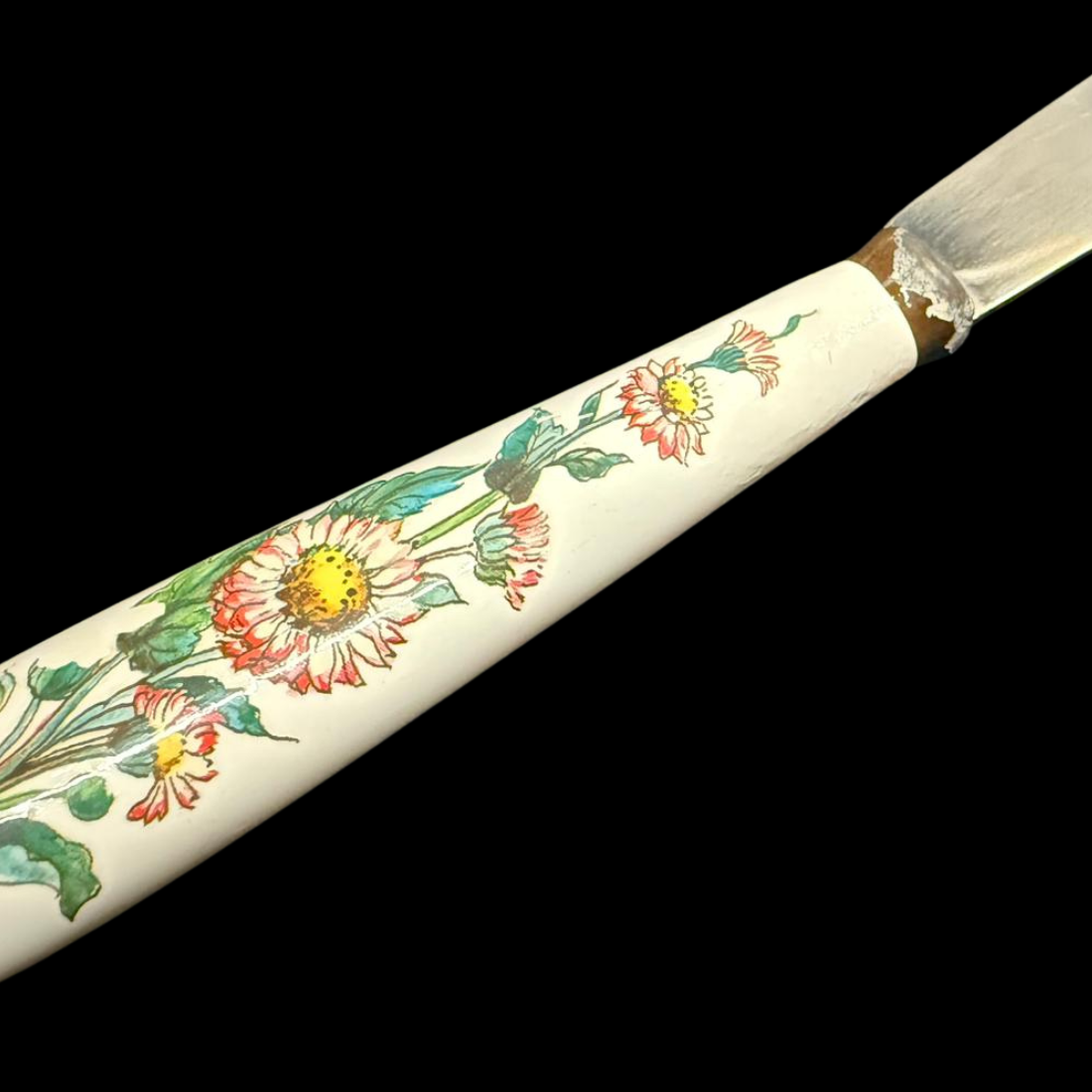 Villeroy & Boch Botanica: Messer / Tafelmesser mit Porzellangriff (Besteck) - beschr.