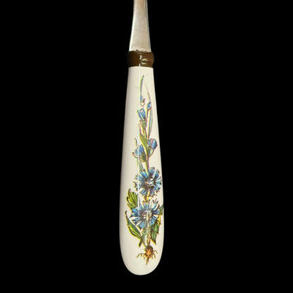 Villeroy & Boch Botanica: Kuchengabel / Gabel mit Porzellangriff - blau (Besteck) - siehe Beschreibung