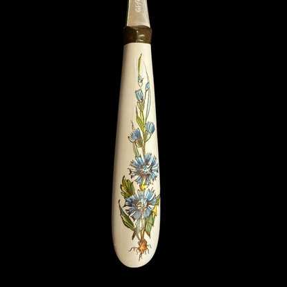 Villeroy & Boch Botanica: Kuchengabel / Gabel mit Porzellangriff - blau (Besteck) - siehe Beschreibung