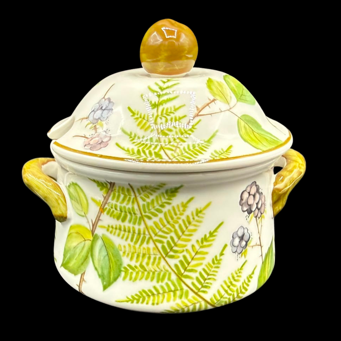 Villeroy & Boch Forsa: Zuckerdose / Marmeladedose / Marmeladetopf mit Griff