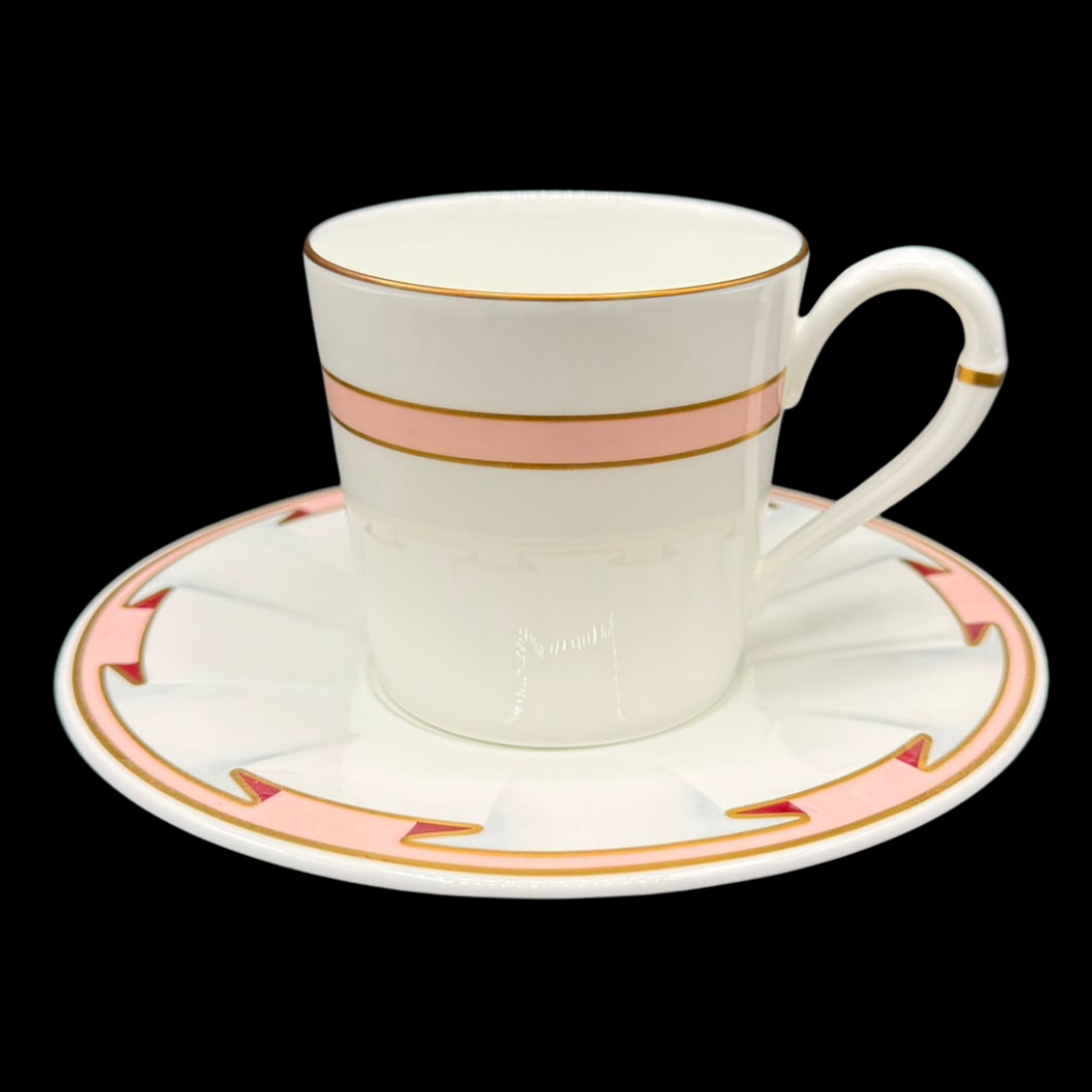 Villeroy & Boch Rue Royale: Kaffeetasse / Tasse mit Unterteller