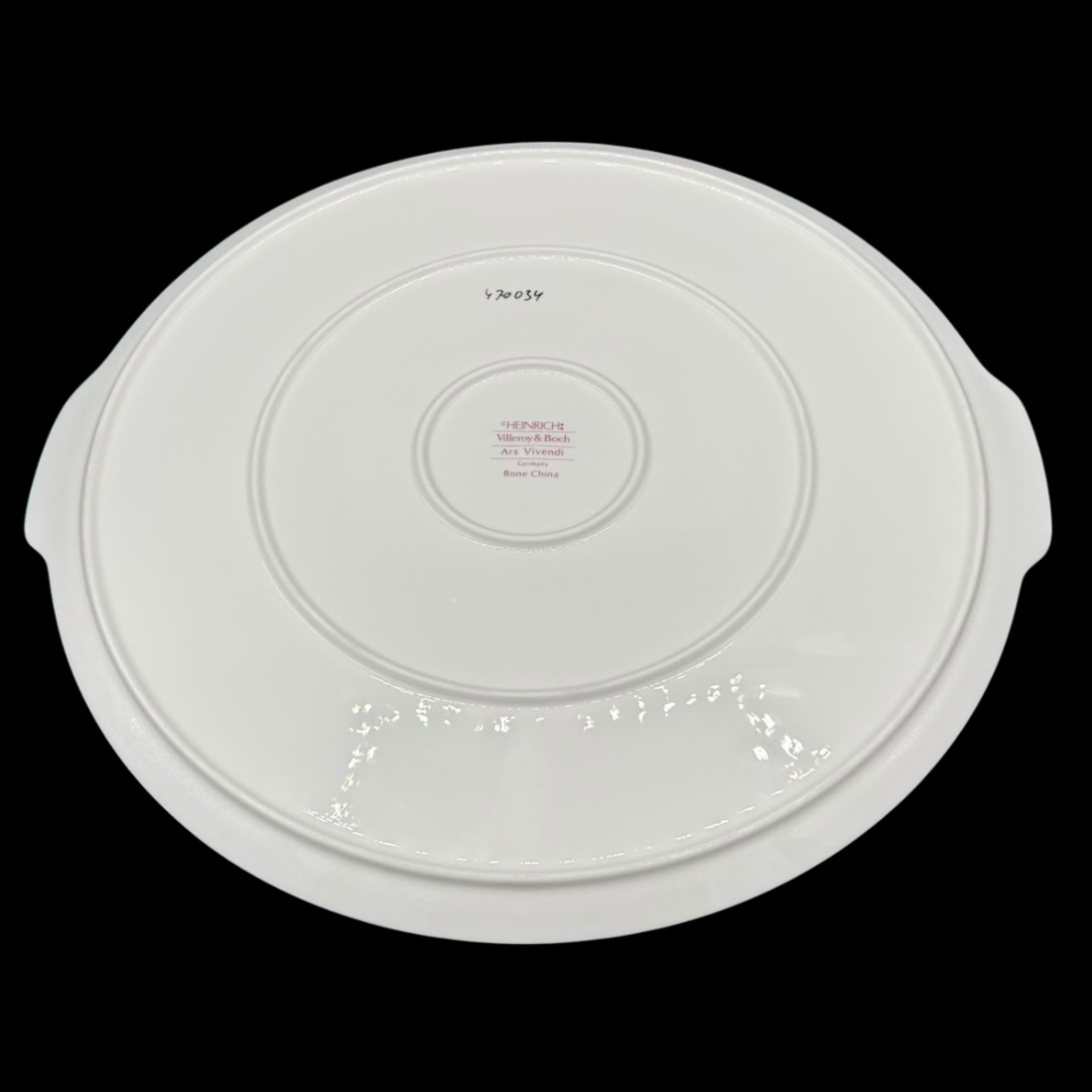 Villeroy & Boch Ars Vivendi: Tortenplatte mit Griff - neuw.