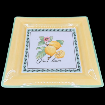 Villeroy & Boch French Garden: Speiseteller / flacher Teller Macon - quadratisch
