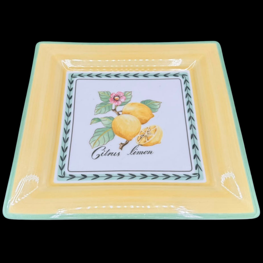 Villeroy & Boch French Garden: Speiseteller / flacher Teller Macon - quadratisch
