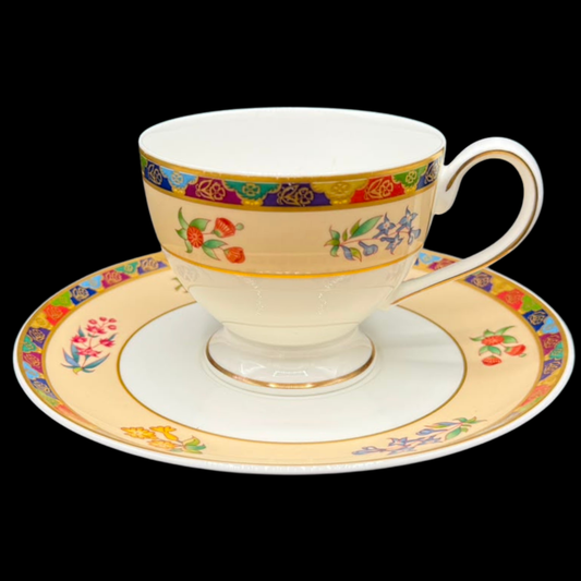 Villeroy & Boch Bengal: Kaffeetasse / Tasse mit Unterteller