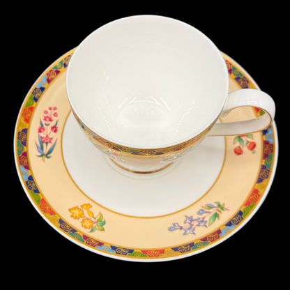 Villeroy & Boch Bengal: Kaffeetasse / Tasse mit Unterteller